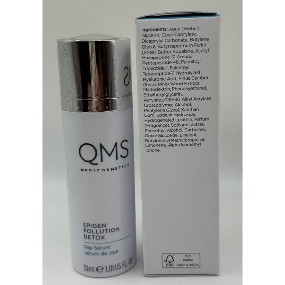 QMS MEDICOSMETICS Epigen Pollution Detox Day Serum (1.01 fl oz /30ML) New Sealed - Picture 2 of 5